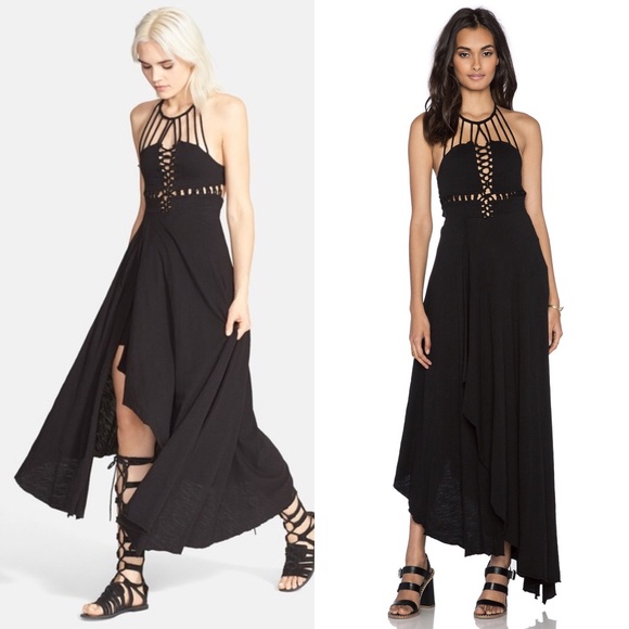 FP Beautiful Stranger Maxi Dress Caged Lace U - Picture 3 of 4